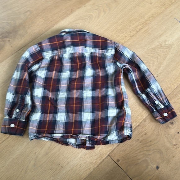 Mayoral plaid button up long sleeve shirt 3T boys - Picture 4 of 4